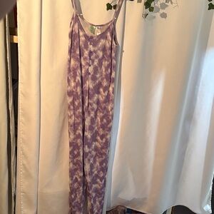 Honeydew Intimates Lavender Tie-Dye Pajama Jumpsuit